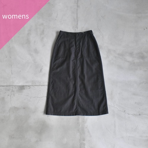 ORDINARY FITS | FATIGUE SKIRT　バックサテン ファティーグ スカート