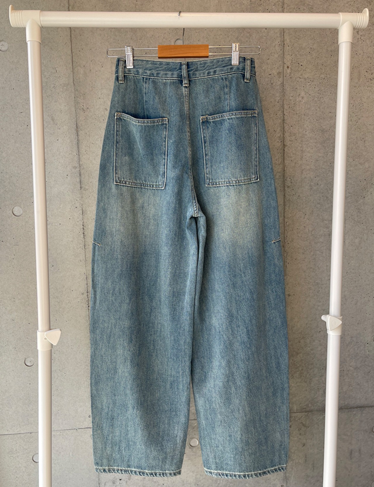 【25aw】Semi-balloon Denim Pants_2colors