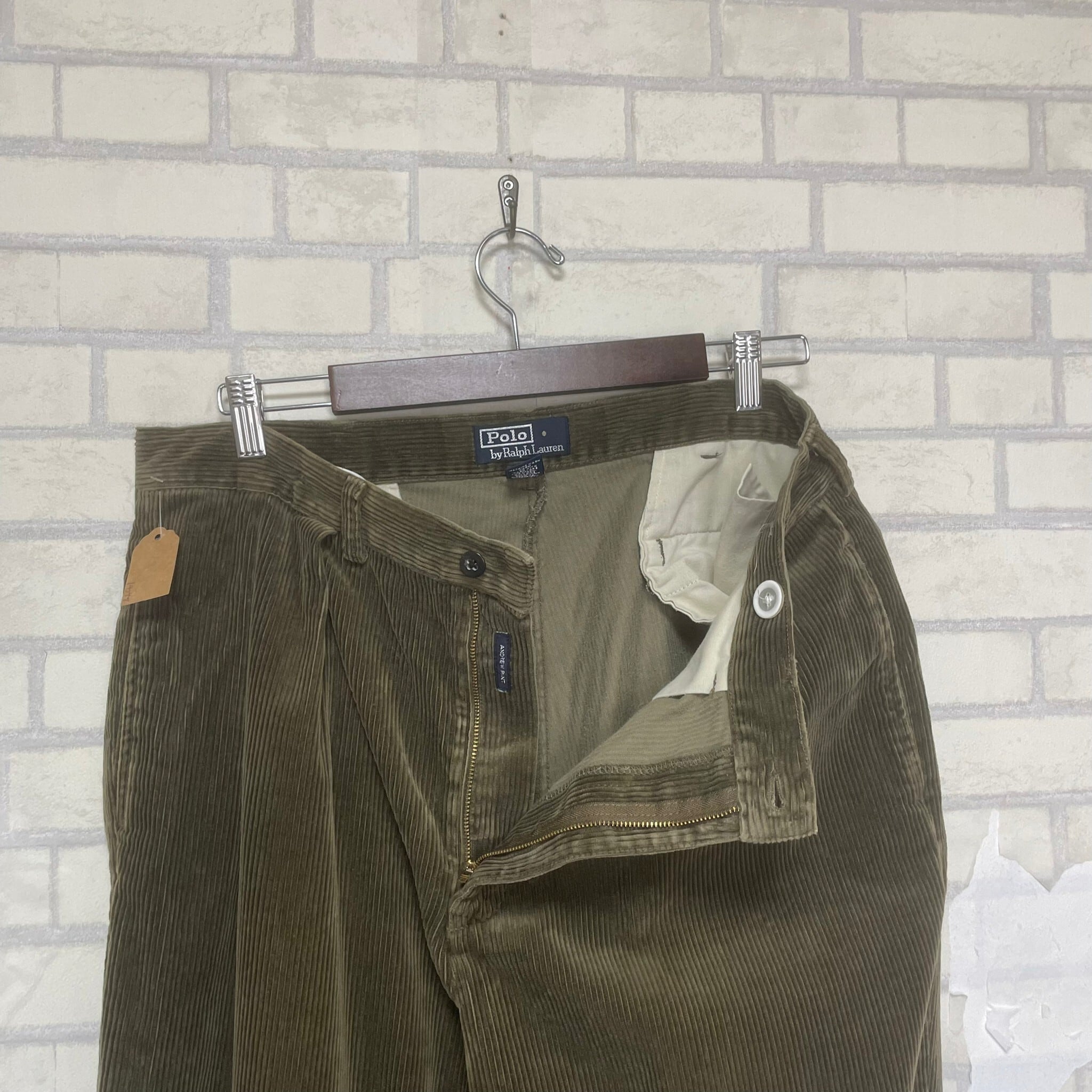 W34×L30】POLO by RALPH LAUREN コーデュロイパンツ ブランドタグ 