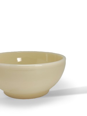 ヴィンテージ雑貨 Fire King アイボリー ボウル（ラベル付き）