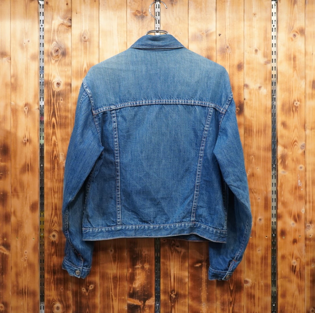 ヴィンテージ　ランチクラフト　デニムジャケット　gジャン 70s ヴィンテージ ランチクラフト デニムジャケット 濃紺 サイズ
