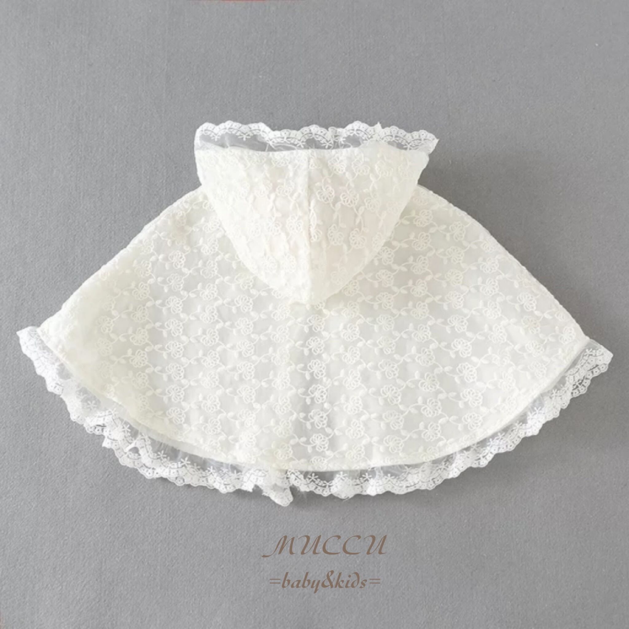 送料無料！ 【予約販売】 可愛いすぎる♡ レースたっぷり フード付き