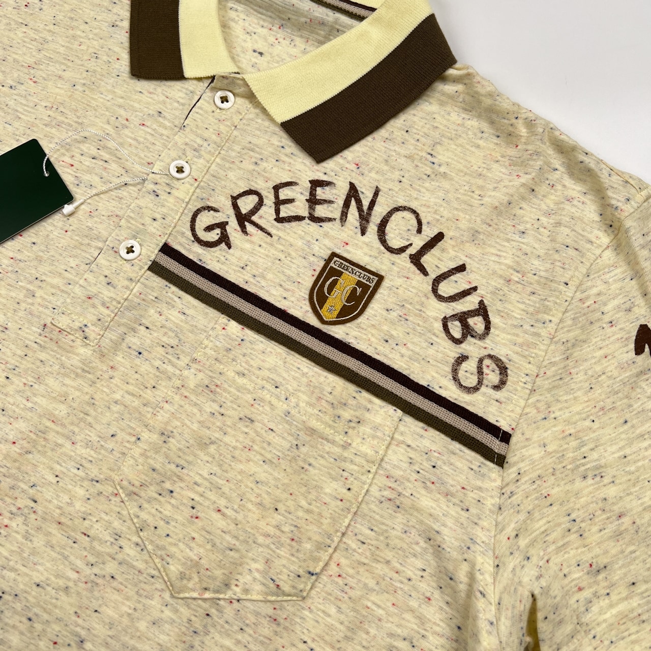 タグ付き 未使用品 GREENCLUBS グリーンクラブ ネップ 半袖 ポロシャツ サイズ 4 /メンズ