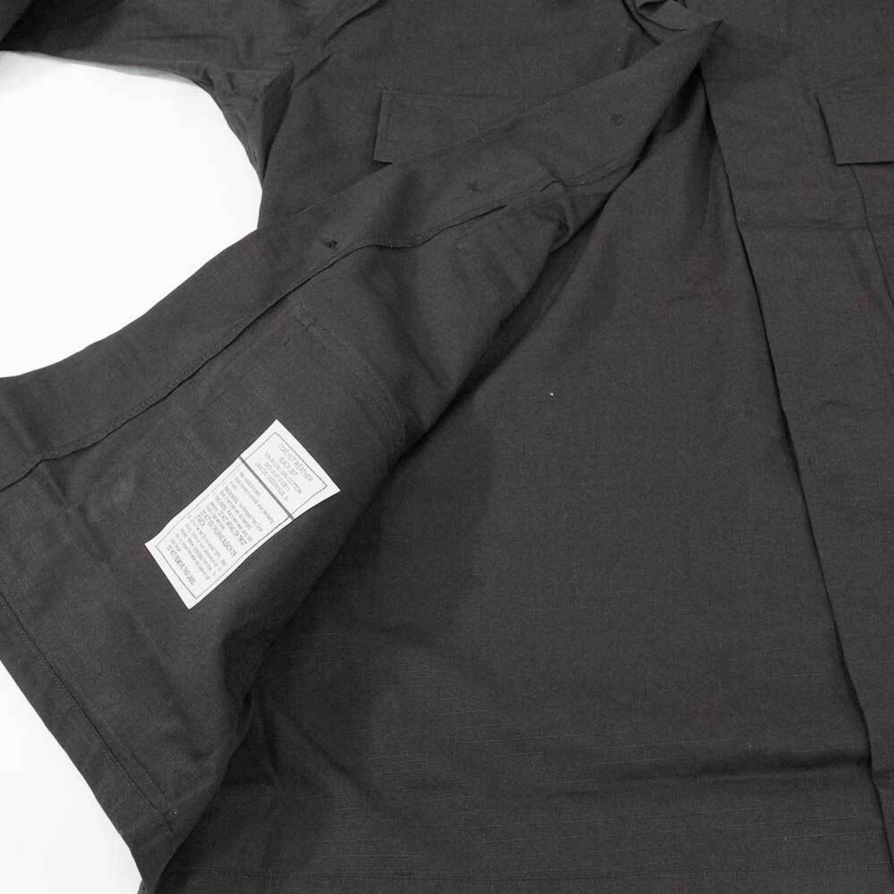 【MILITARY DEADSTOCK(ミリタリーデッドストック)】US ARMY BDU Jacket BLACK357 Deadstock ユーエスアーミーBDU ブラック357デッドストック