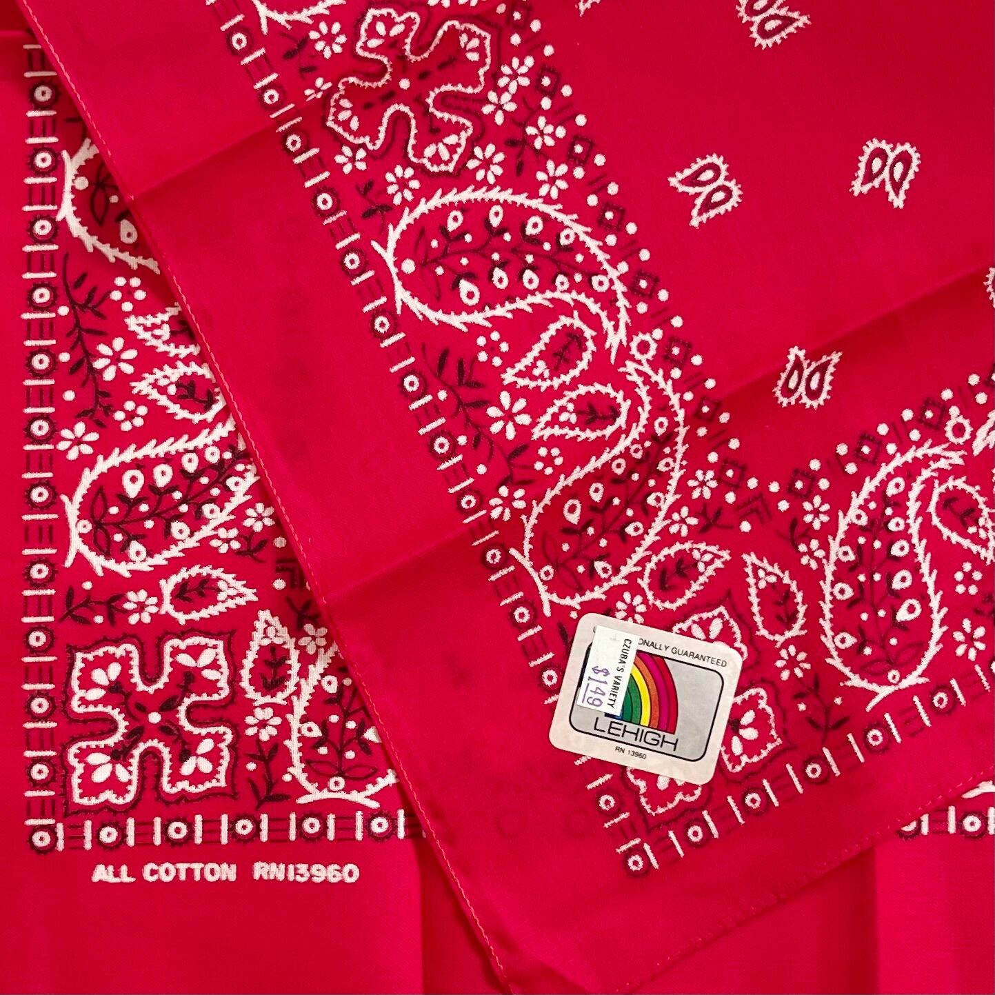 LLICA バンダナ デッドストック メタリカ バンダナ デッドストック メタリカ LLICA バンダナ デッド