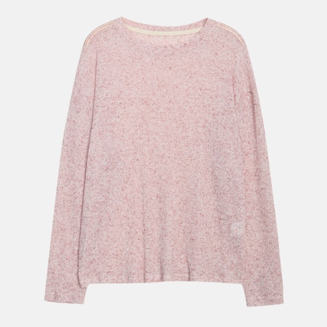 sheer knit top　J00516