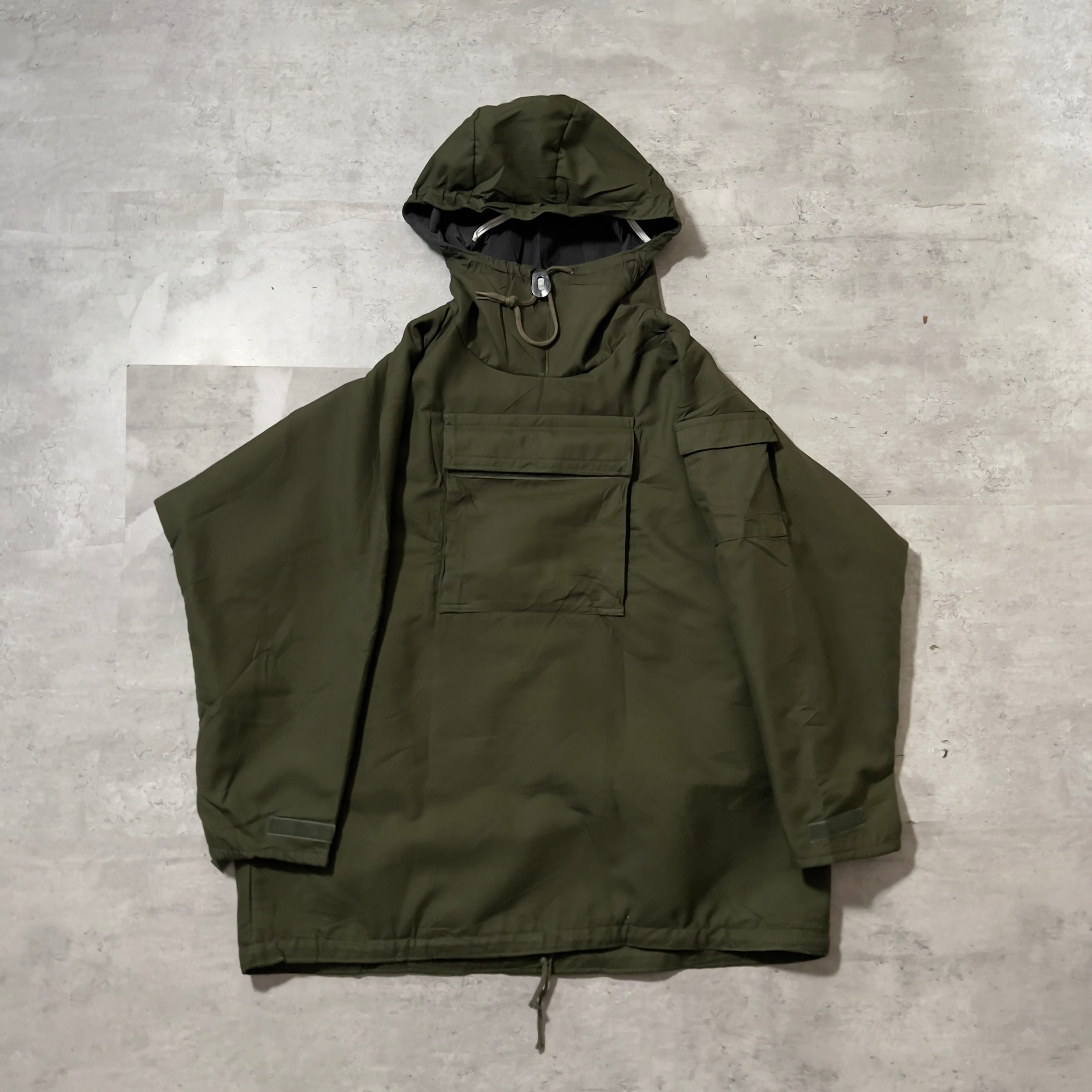 70s “ belgian army” dead stock!!! chemical protective smock parka ...