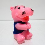 ミニマスコットクリップ　ソフビ　新三共胃腸薬　カバ　[&2]