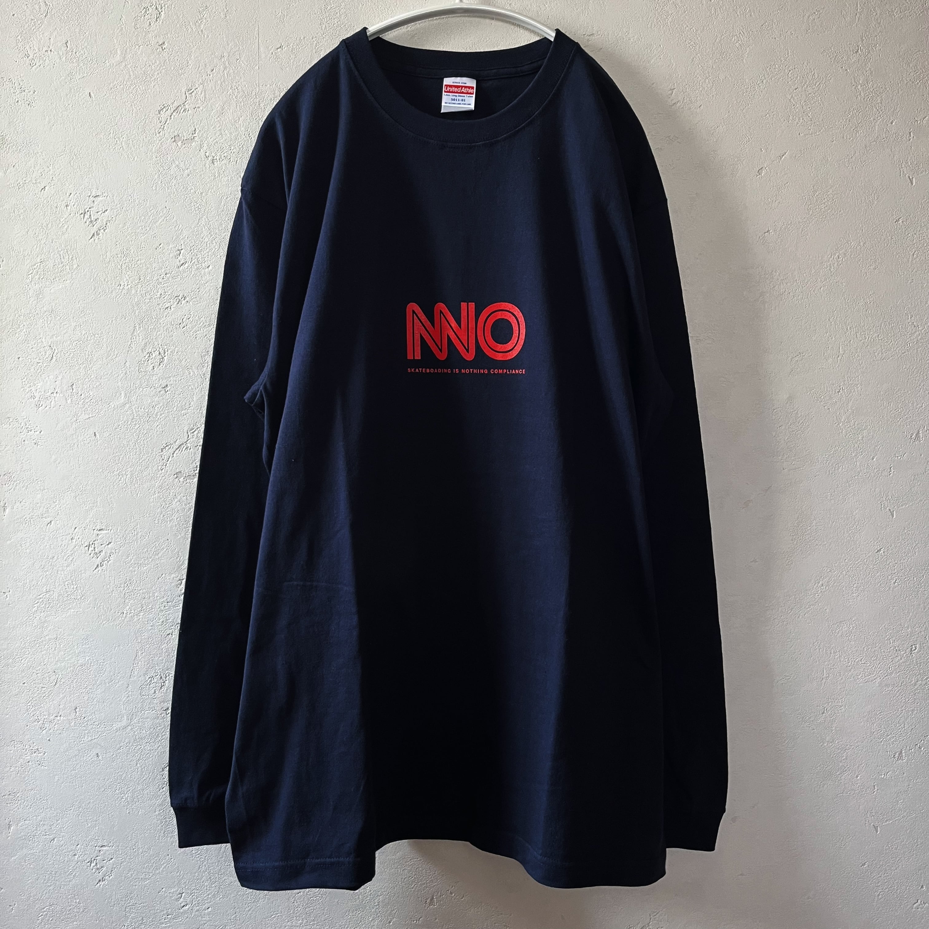 受注販売】NOOロングスリーブTシャツ ネイビー | nocomply