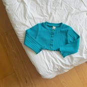 韓国子供服 / ninibello / Melville Eyelet Cardigan / カーディガン *XS~XXL*