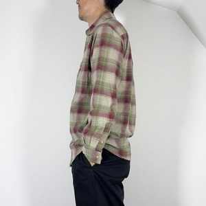 ST.JOHN’S BAY plaid L/S shirt M 古着