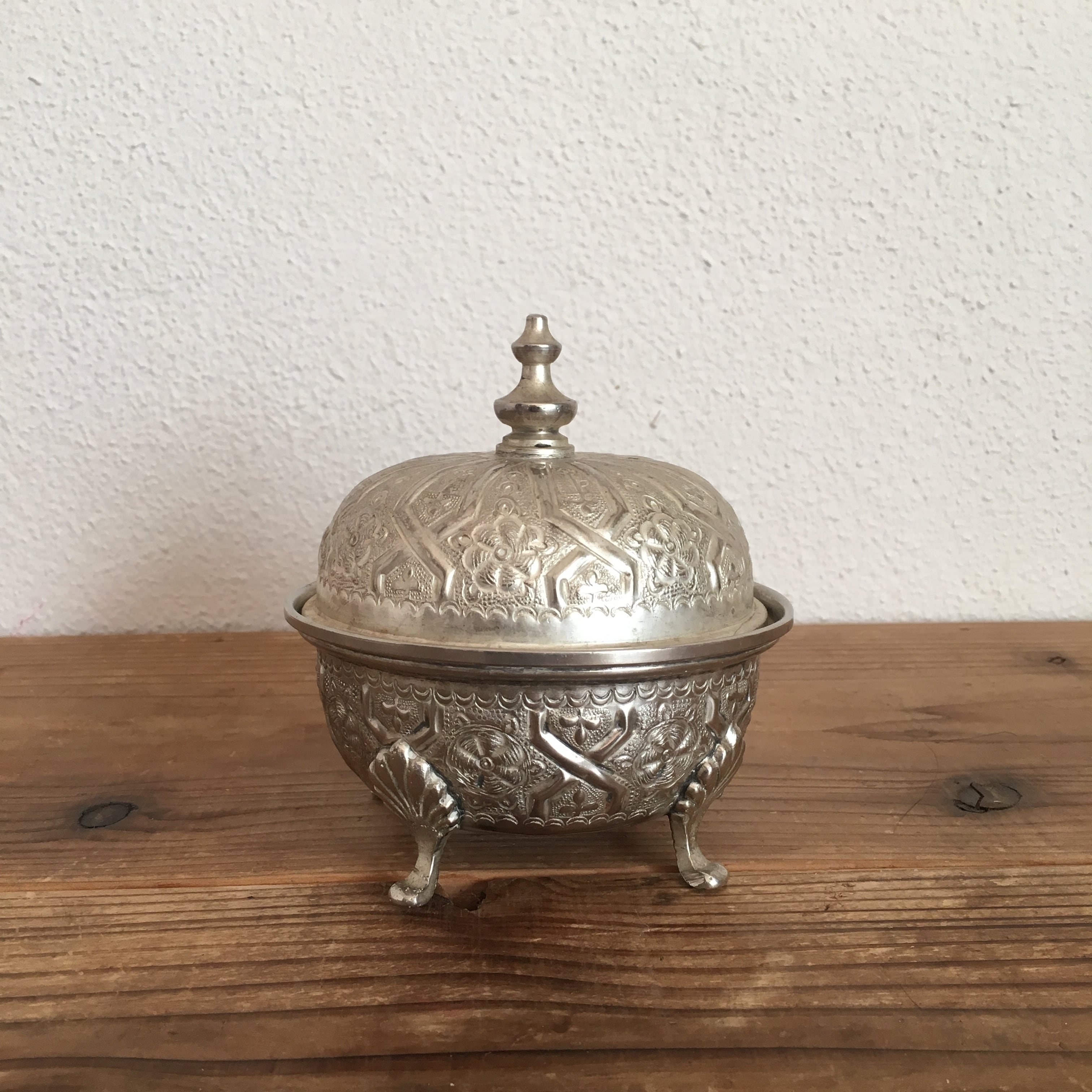 アンティーク シュガーポット 刻印入り