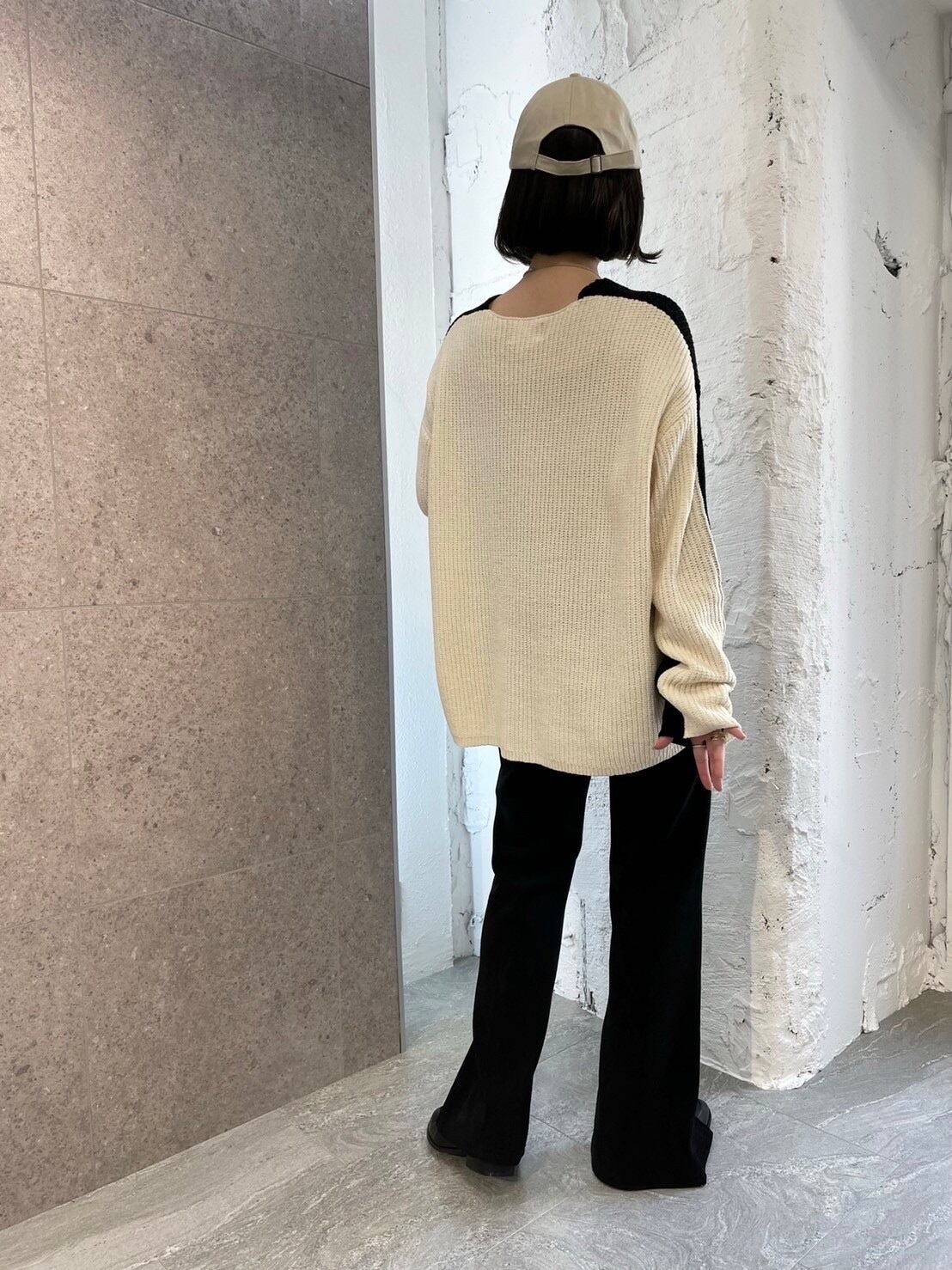 ROSIEE ニット ROSIEE】モールヤーンバイカラーニット | MIEL select shop