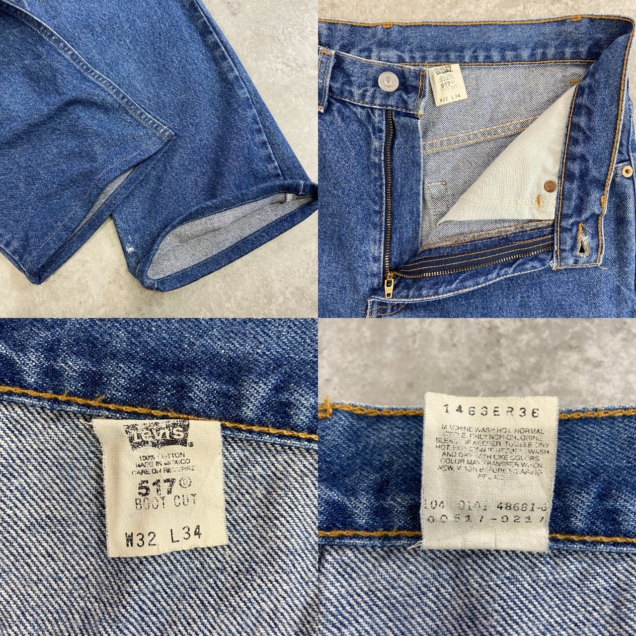 00年代 Levi's リーバイス 517 ブーツカット フレアデニムパンツ