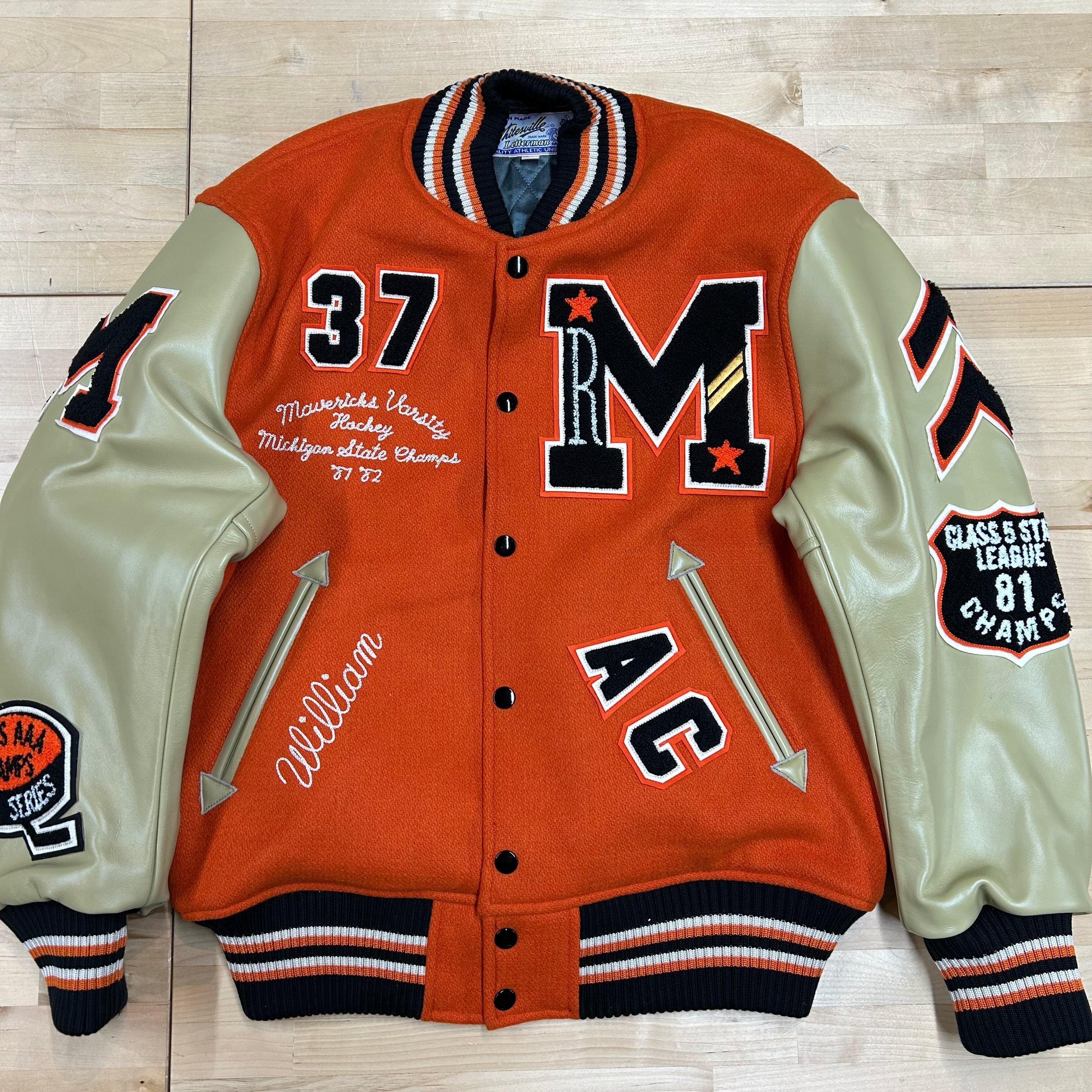 WHITESVILLE】 【品番:WV15782-159(ORANGE)】 「30oz.WOOL MELTON