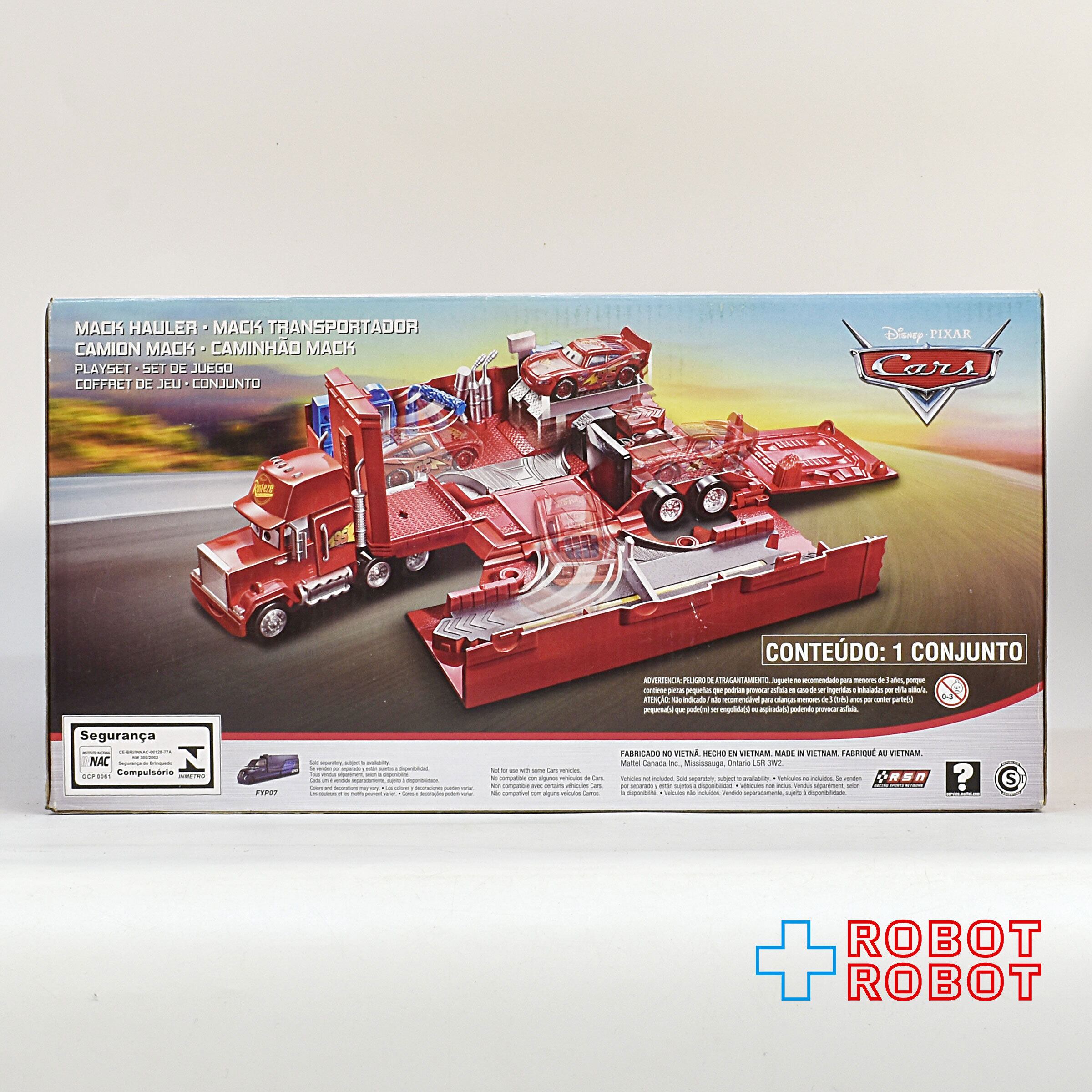 マテル カーズ 1/55 レーストラック プレイセット マック ハウラー