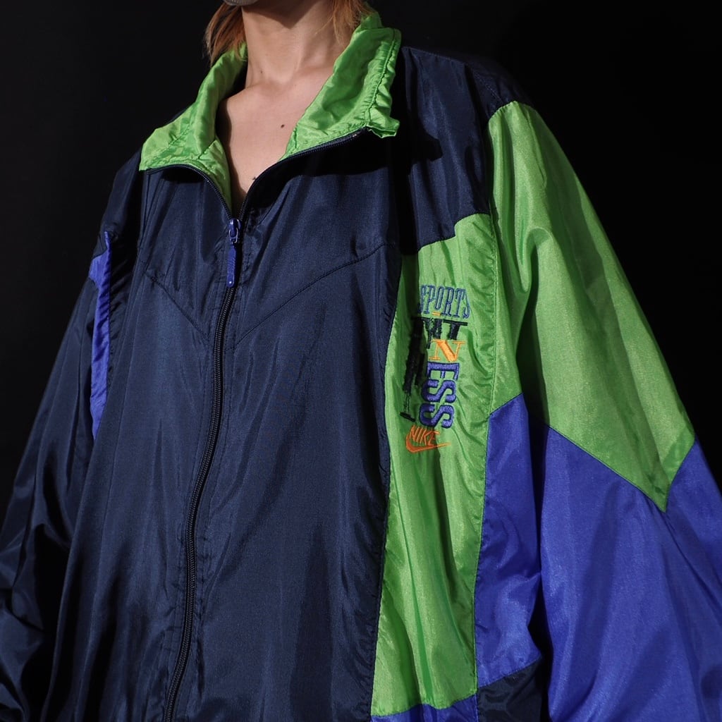 1990s Nike “Sports & Fitness" Unit 01 color vintage track jacket