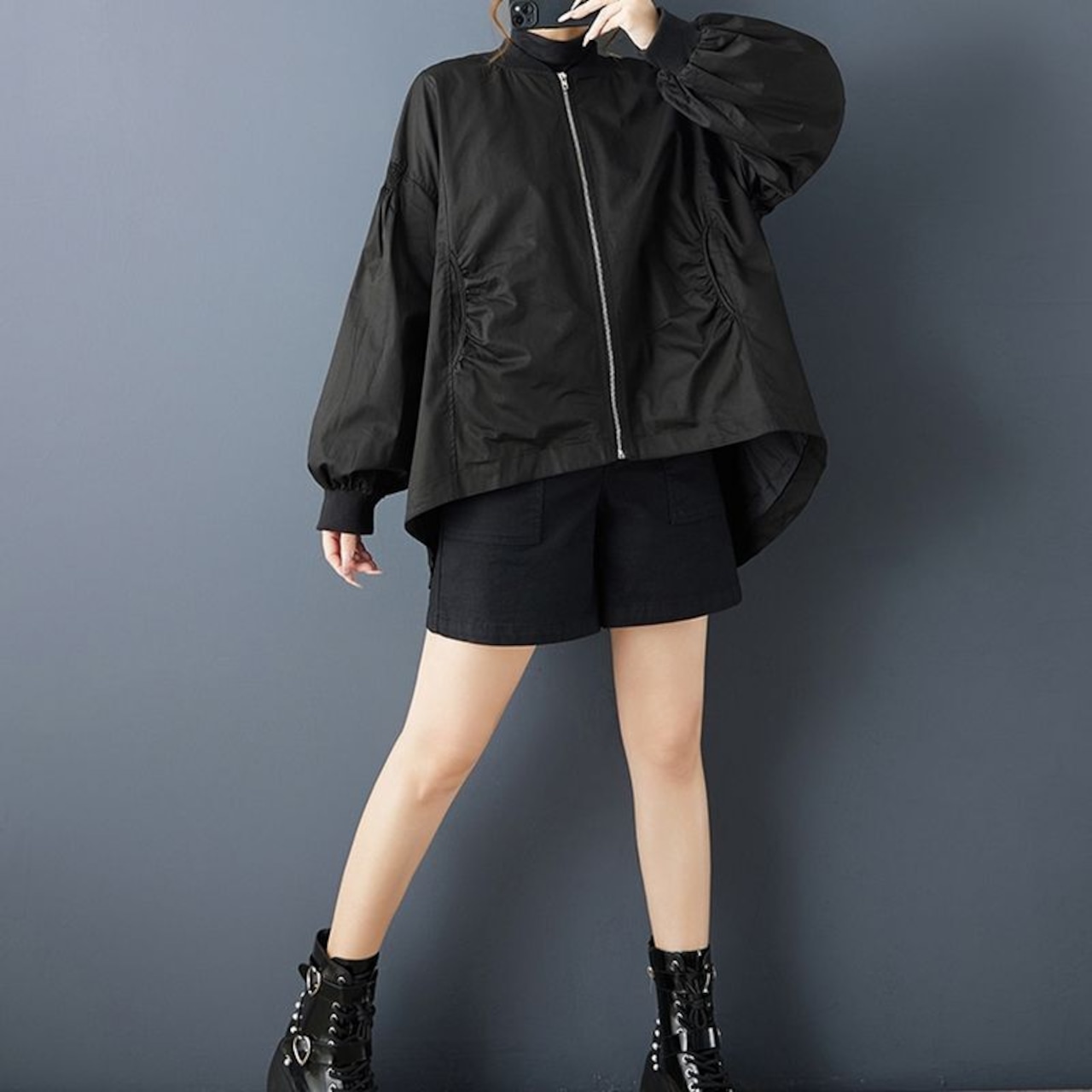 ボリューム オーバー ブルゾン 60042