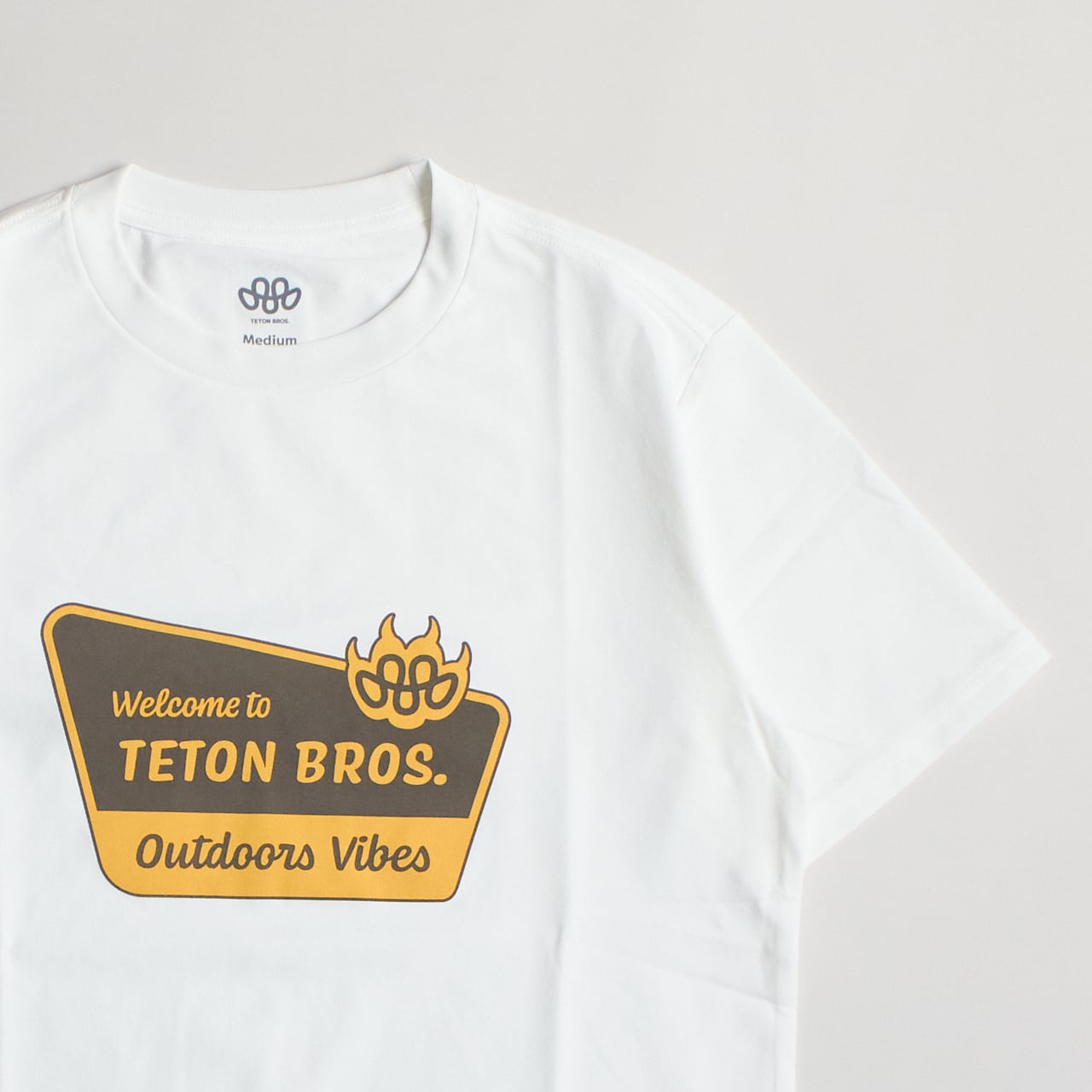 ティートンブロス SHOWA LOGO TBEA2個セット【別売対応可】 Teton Bros.（ティートンブロス）TB Trail Sign Tee White トニーT