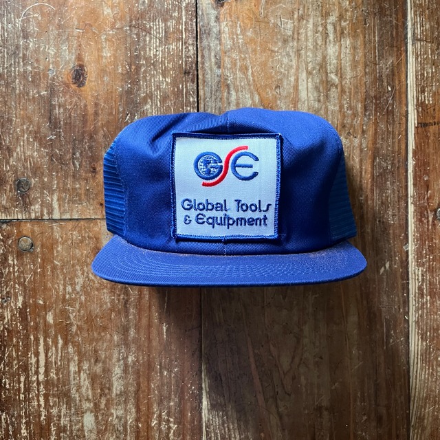 1970's Deadstock "K-Products" Mesh Trucker Hat /Yellow/ Century 21