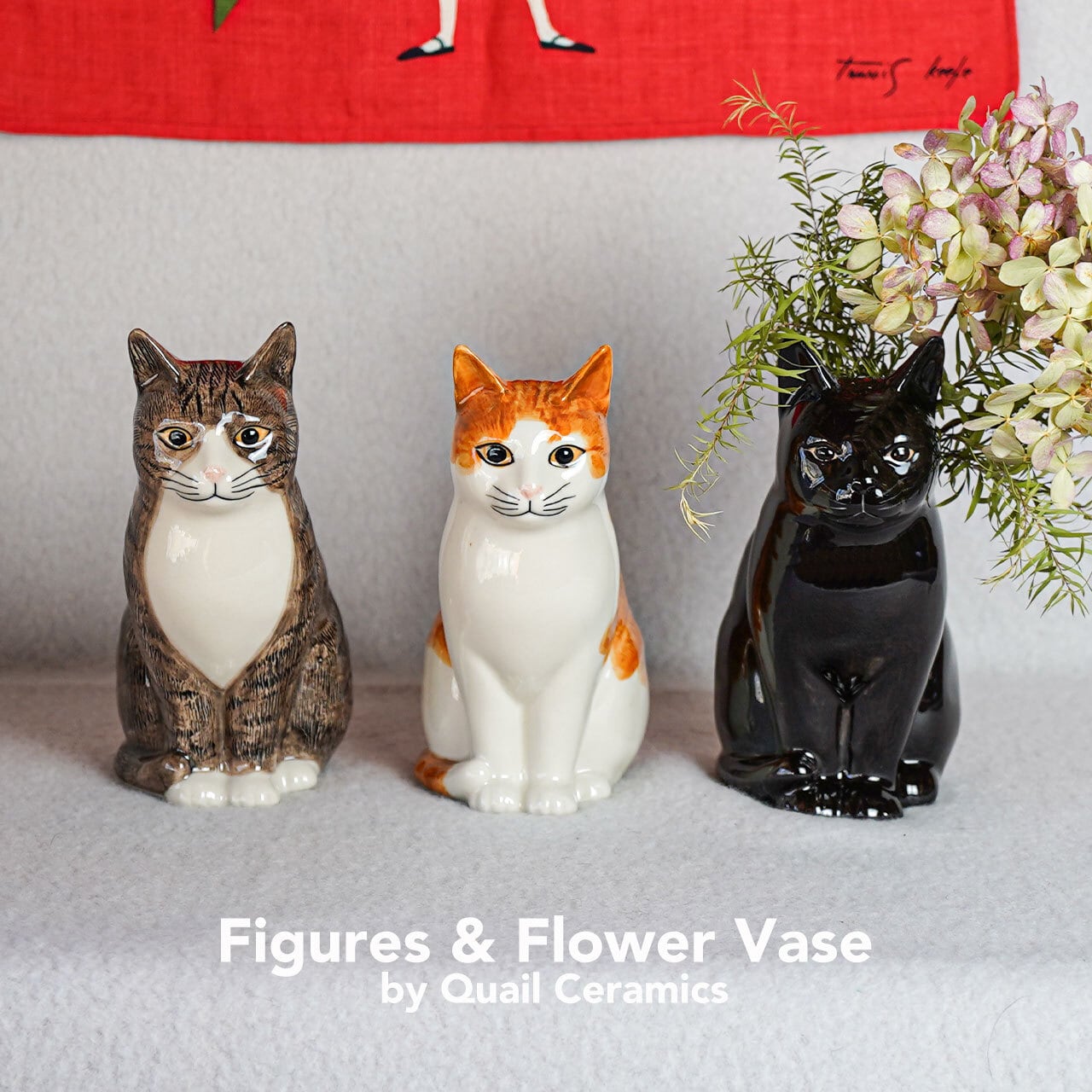 Xmas Marché】ねこのフィギュア by Quail Ceramics【12/13以降の発送 Xmas Marché】ねこのフィギュア by Quail Ceramics【12/13以降の発送