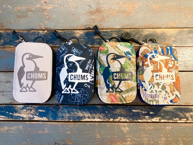 CHUMS チャムス　Recycle Oval Key Zip Case