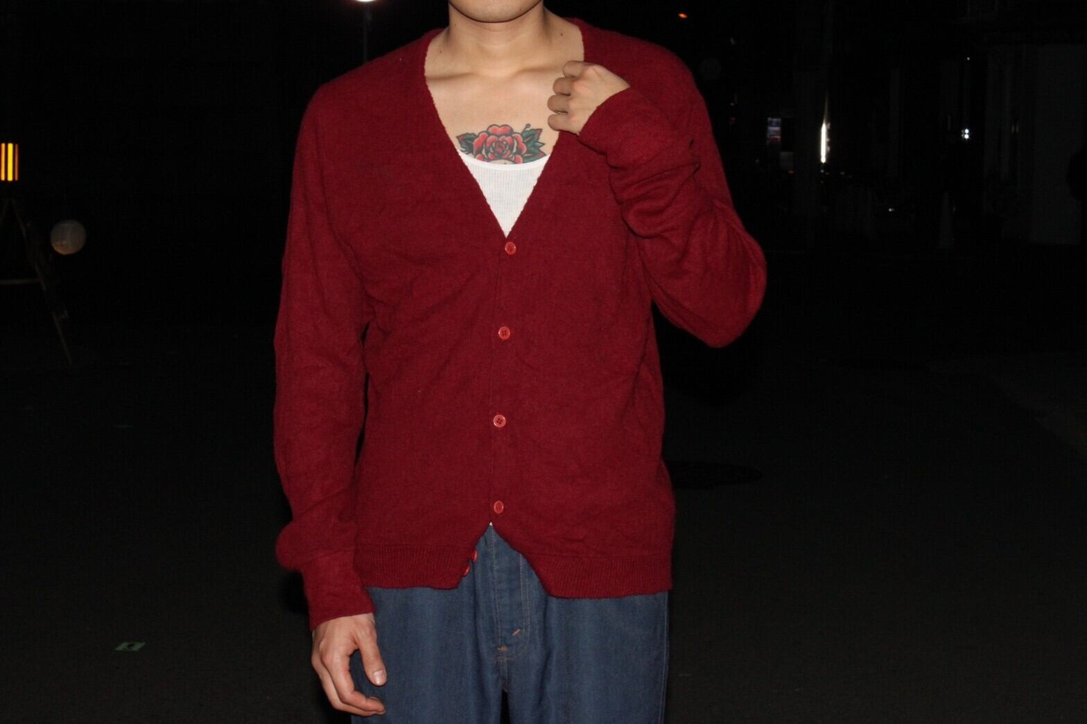 70~80s acryl cardigan