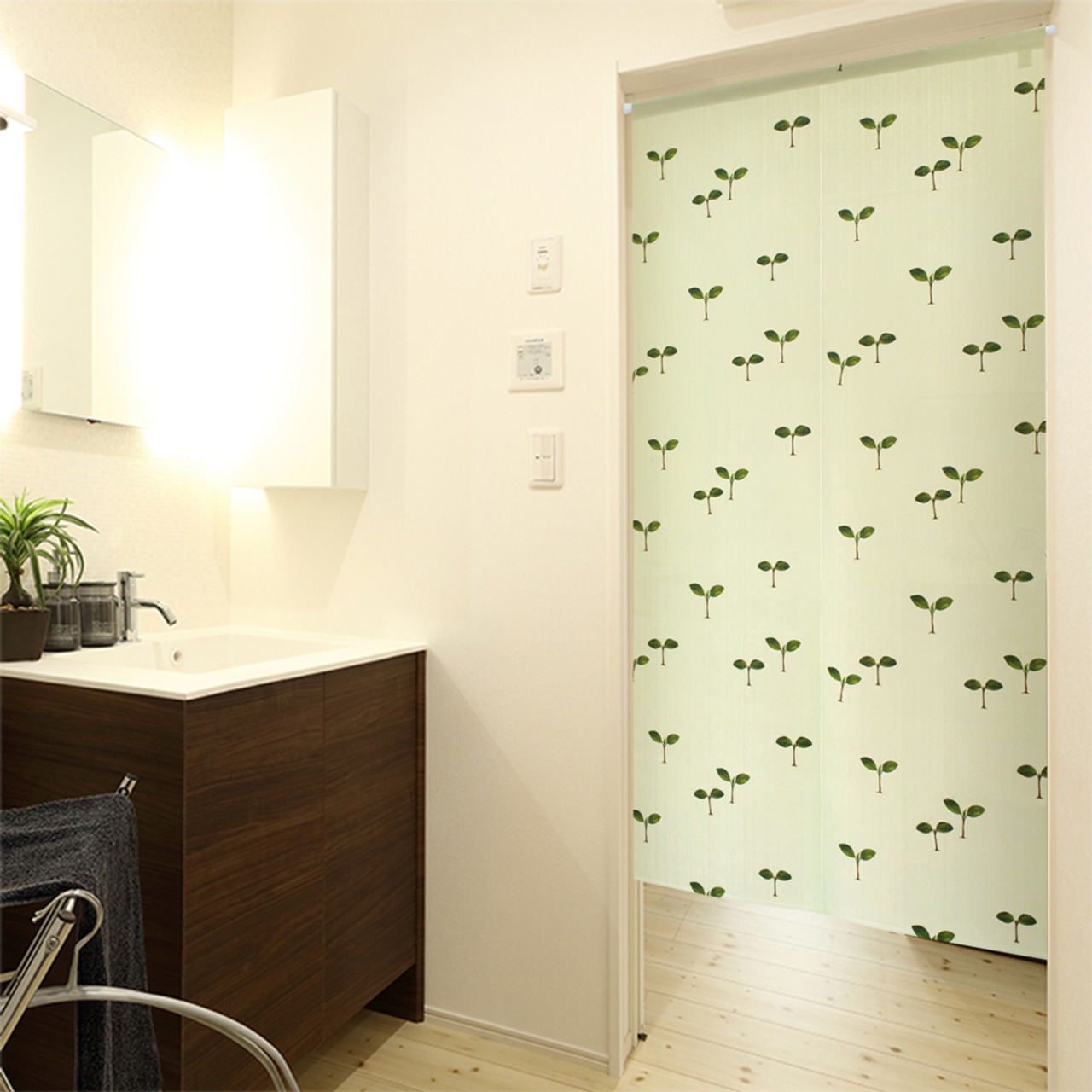 【受注生産】 のれん スプラウト 幅85ｘ丈150cm