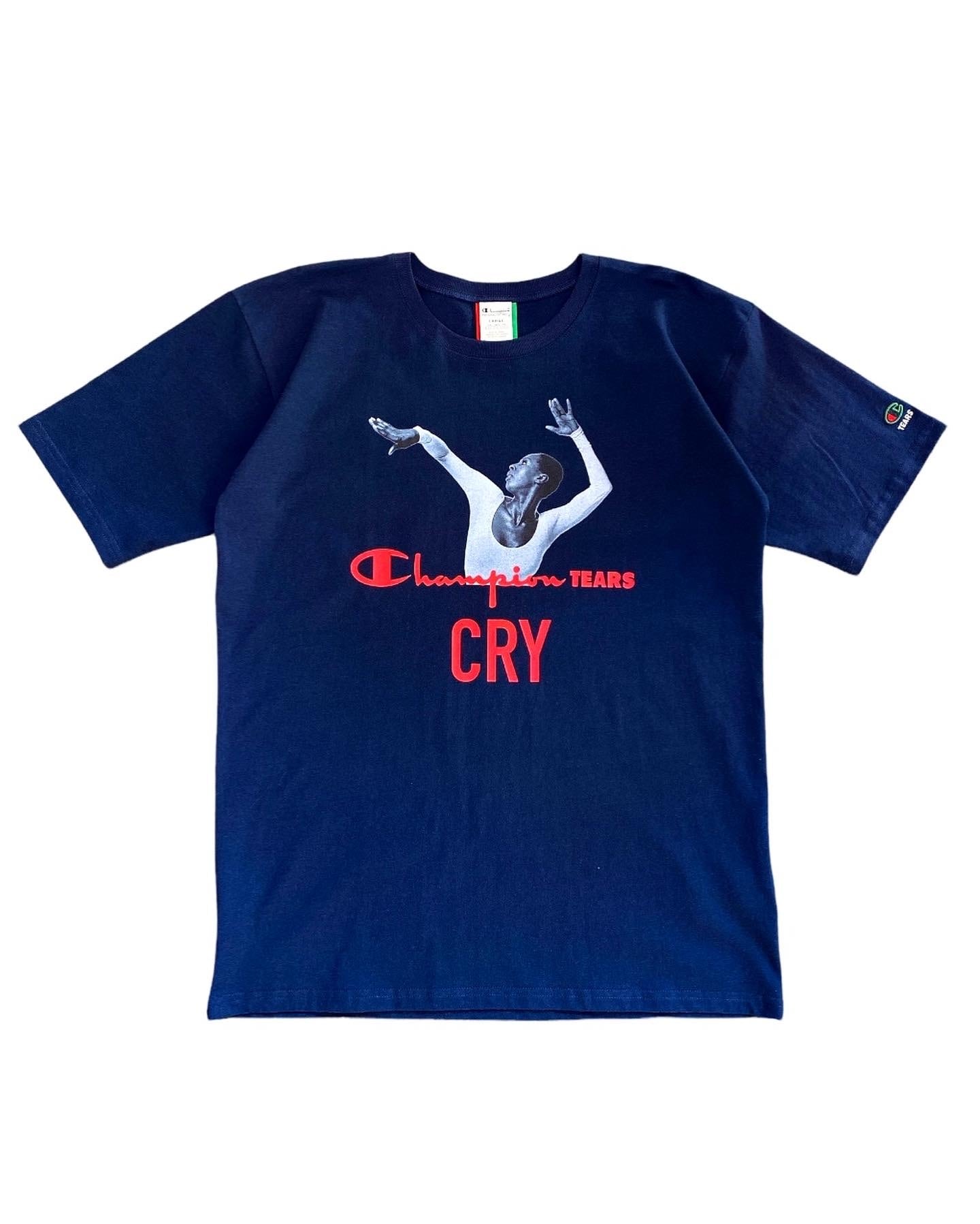 DENIM TEARS × CHAMPION / Crewneck T-Shirt | Answer