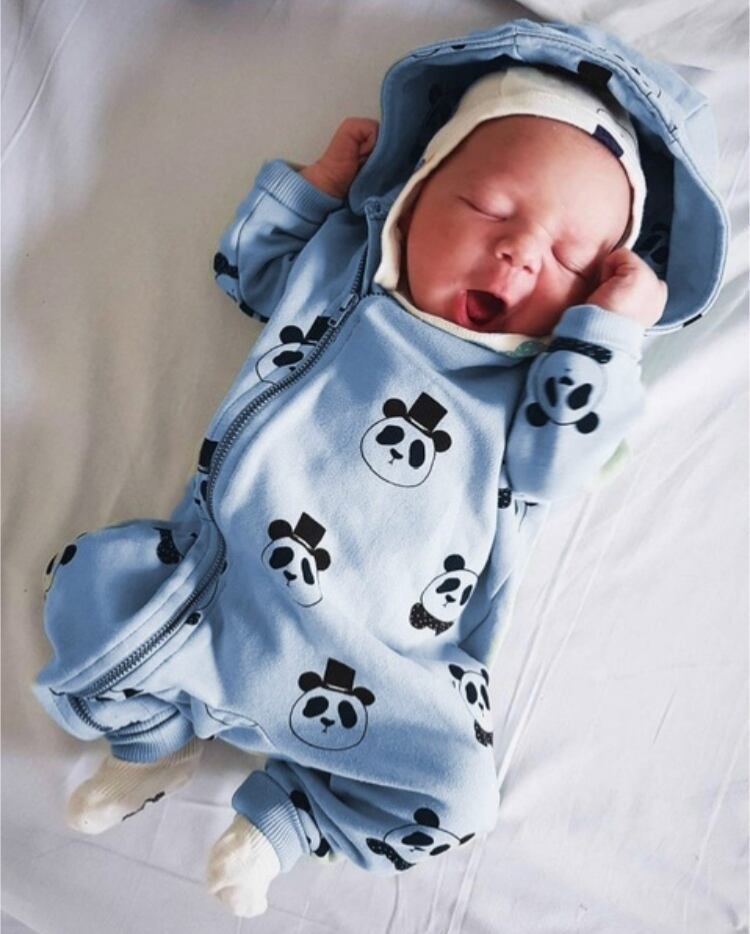 パンダちゃん ロンパーカー ロンパース ジャージ ベビー キッズ