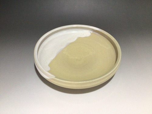 姫土白萩掛け丸鉢