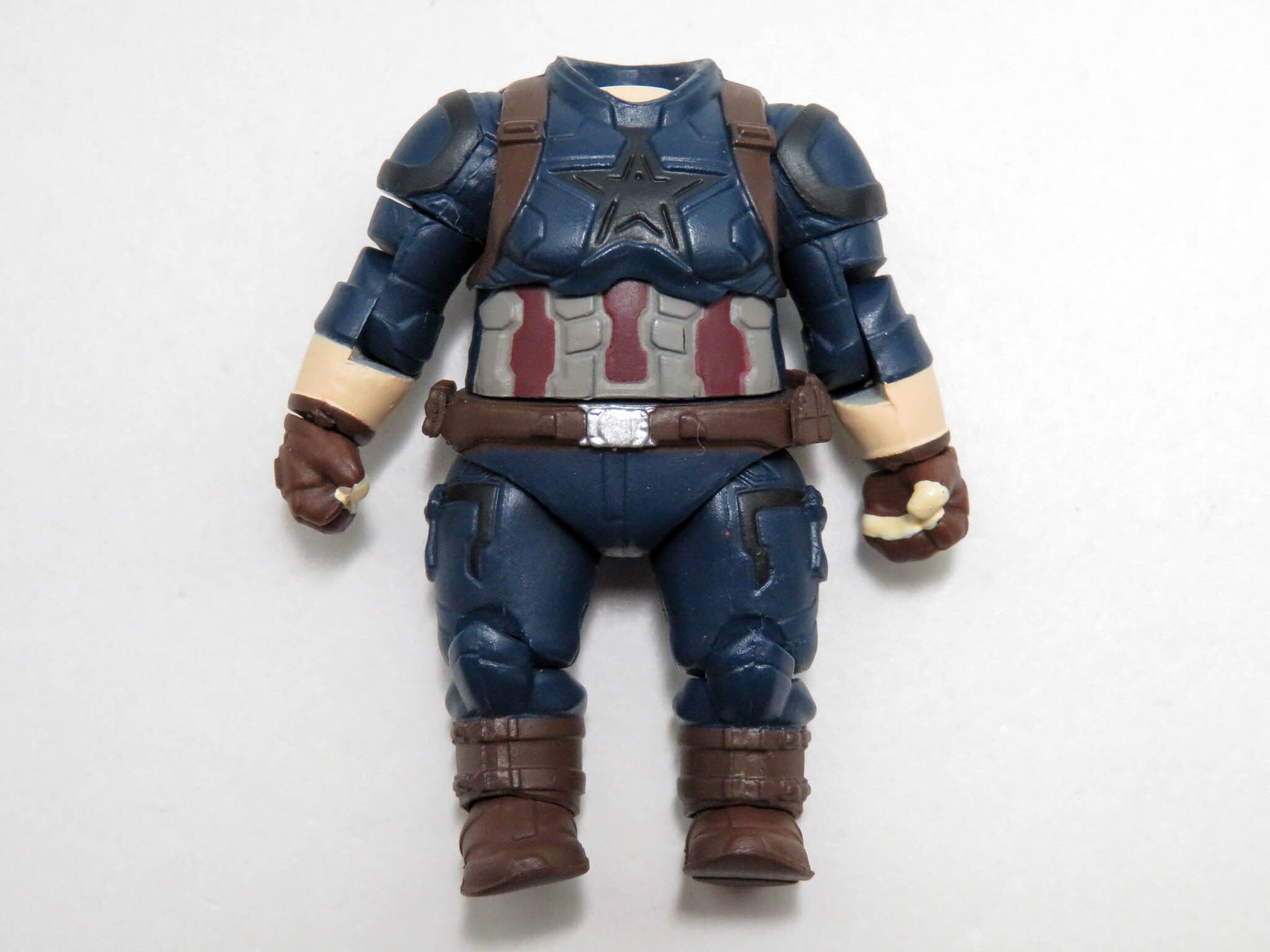 再入荷(A−ランク)【923】 キャプテン・アメリカ インフィニティ・エディション 体パーツ 戦闘服 ねんどろいど