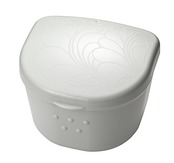 ポリデント カップ 水切りトレイ付 入れ歯洗浄容器