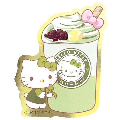 SR抹茶スイーツステッカー抹茶ラテ(9522179)