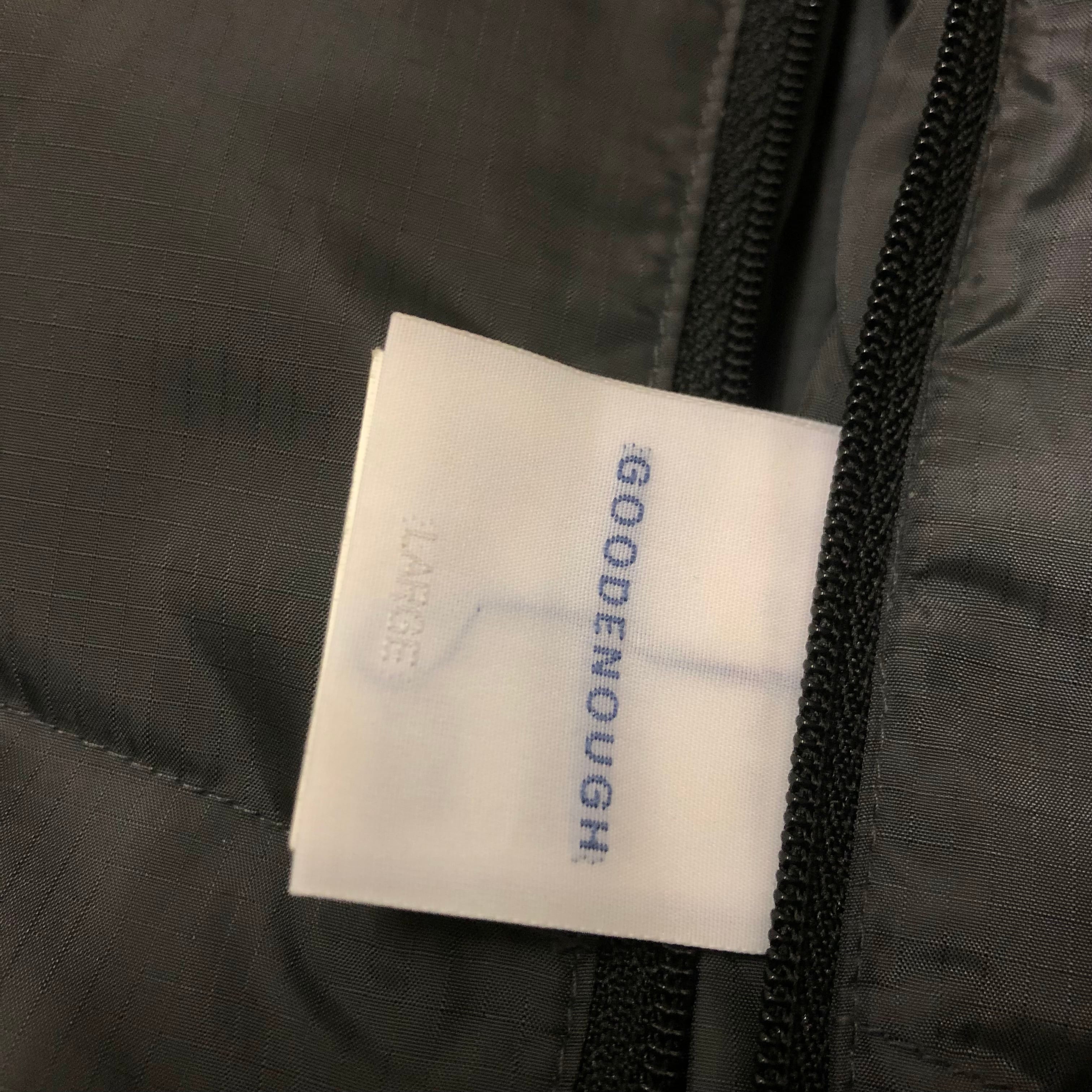 00s GOODENOUGH/Reversible Down Vest/L/リバーシブルダウンベスト