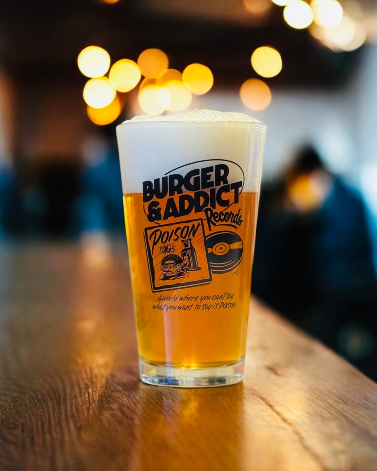 BURGER&ADDICT Glass | AMERICAN BURGER & COLA