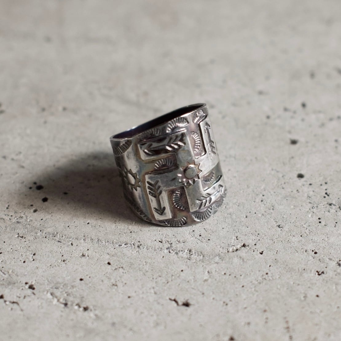 90～00s GOODENOUGH/College ring/16号相当/GE刻印/カレッジリング