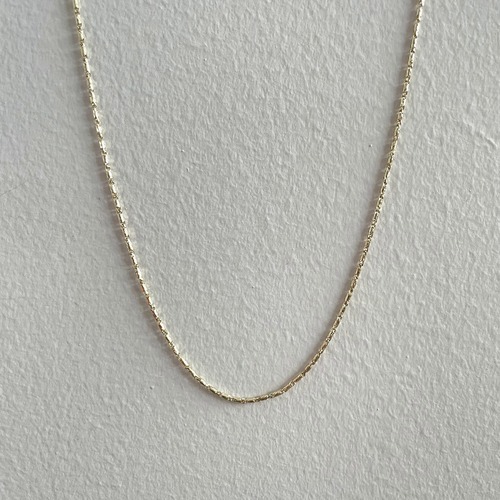 【14K-3-32】18inch 14K real gold chain necklace