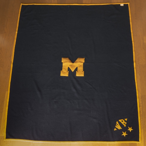 50's Horner カレッジブランケット MICHIGAN★