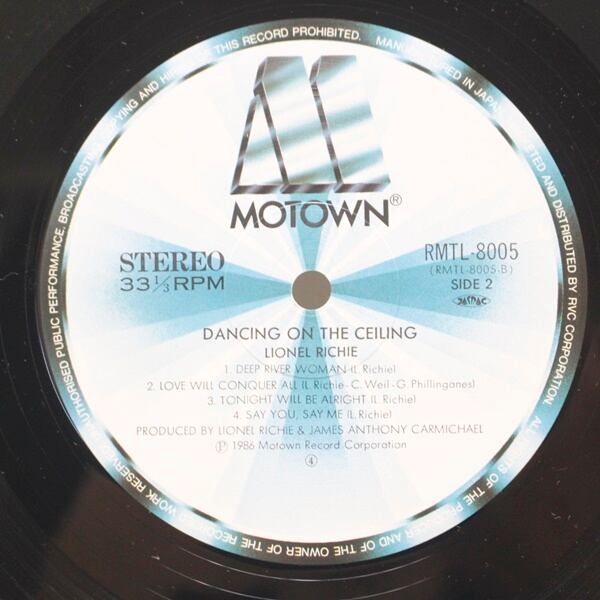 Lionel Richie / Dancing On The Ceiling [RMTL-8005] - 画像5