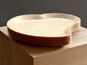 廃棄木材アップサイクル小皿【 COM-PLATES Ⅰ 】