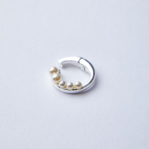 Ear cuff <Muguet Pearl SILVER>