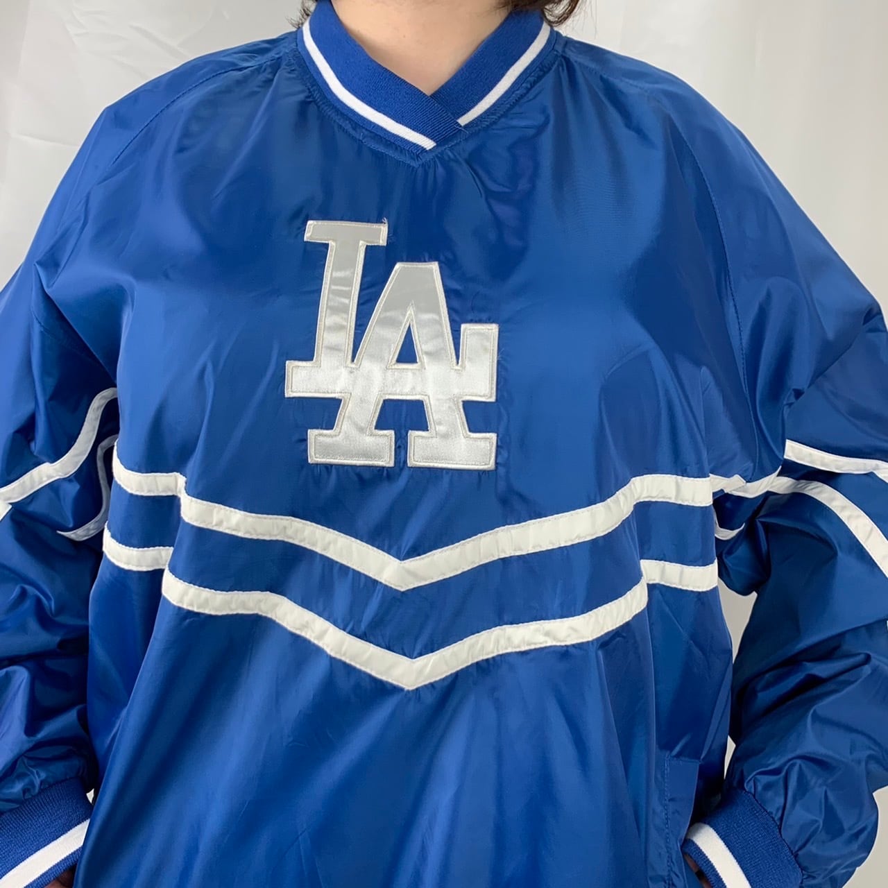 Dodgers ナイロンプルオーバー LA