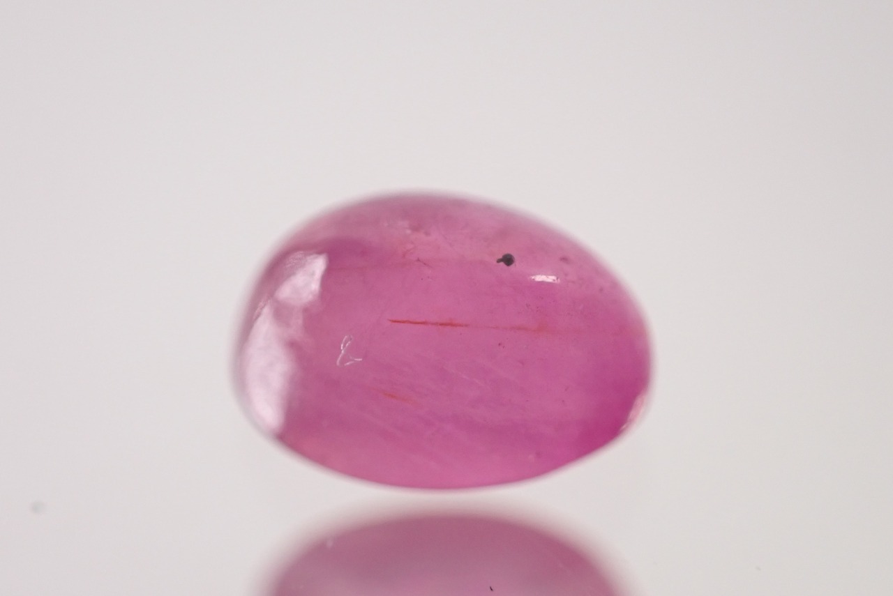 非加熱ピンクサファイア　0.50ct　 [D7-22]