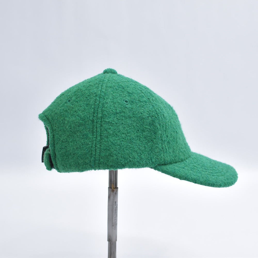 00s～ Stussy ウール 6パネルキャップ ロゴ刺繍 グリーン ヴィンテージ