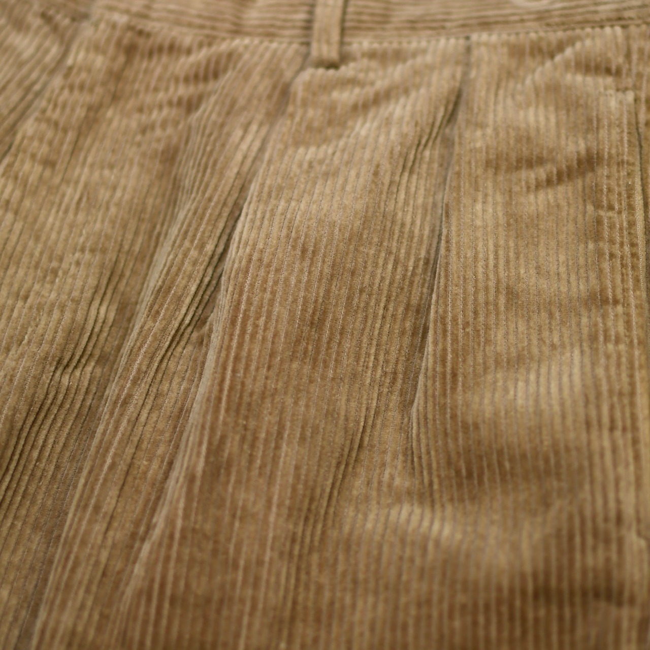NAUTICA 2tuck corduroy pants camel