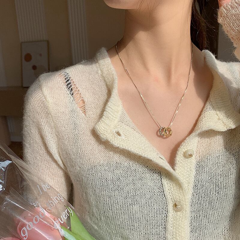 ネックレス チェーン ダブルセーター ロングスタイル レース ブラック・アイド・ピーズ65681971099