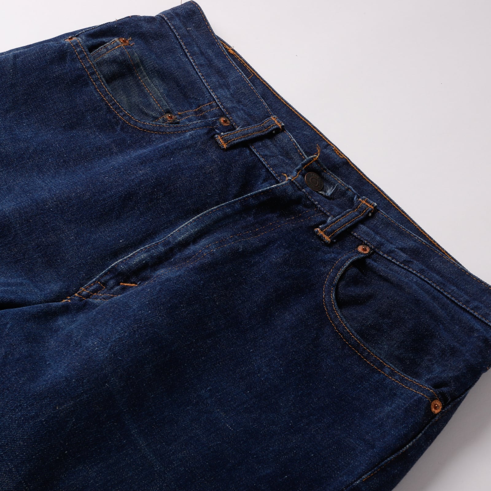 濃紺】60s Levi's 505 bigE special vintage denim made in USA 表記