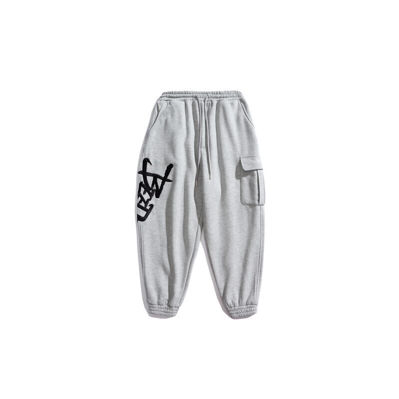 【新作】【送料無料】 Road、Vintage、Winter、Loose、ese Fresh and Simple Pants、Boys、All-match Thickened、ElasticatedSweatpants-アリババ エラスティック 伸縮 ウィンター 冬物 ビンテージ hip6-161150506445290