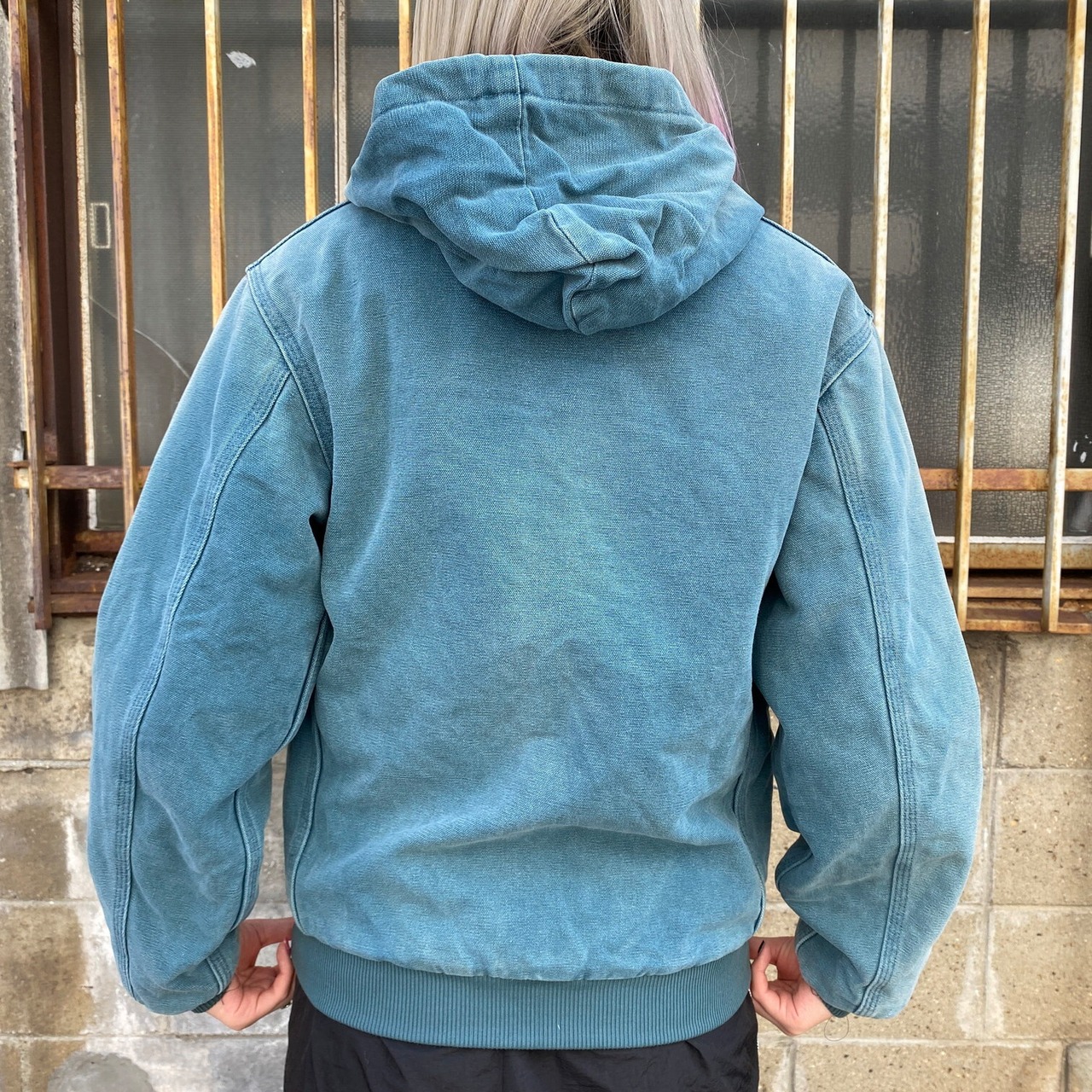 80年代 Carhartt カーハート ダック地 アクティブジャケット ボーイズL 